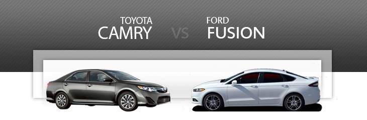 Toyota Camry vs Ford Fusion