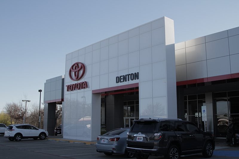 Toyota of Denton new store front